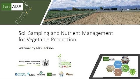 Soil Sampling and Nutrient Management