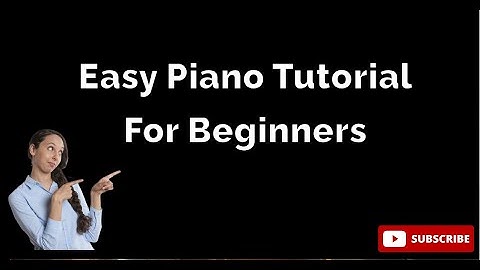 Piano Lessons for Beginners: Part 1 - Getting Started! Learn some simple chords and arpeggios