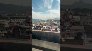 First time in Rio ,the contrast is real.Beauty and struggle side by side #favela #Brazil #rio