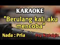 HATI YANG LUKA KARAOKE NADA PRIA COWOK Pop Nostalgia Betharia Sonata Live Keyboard 