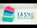 Easy origami box