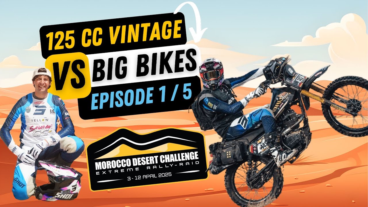 La 125 XLS contre les 450 Rallyes sur 3150 km de course au MAROC !!