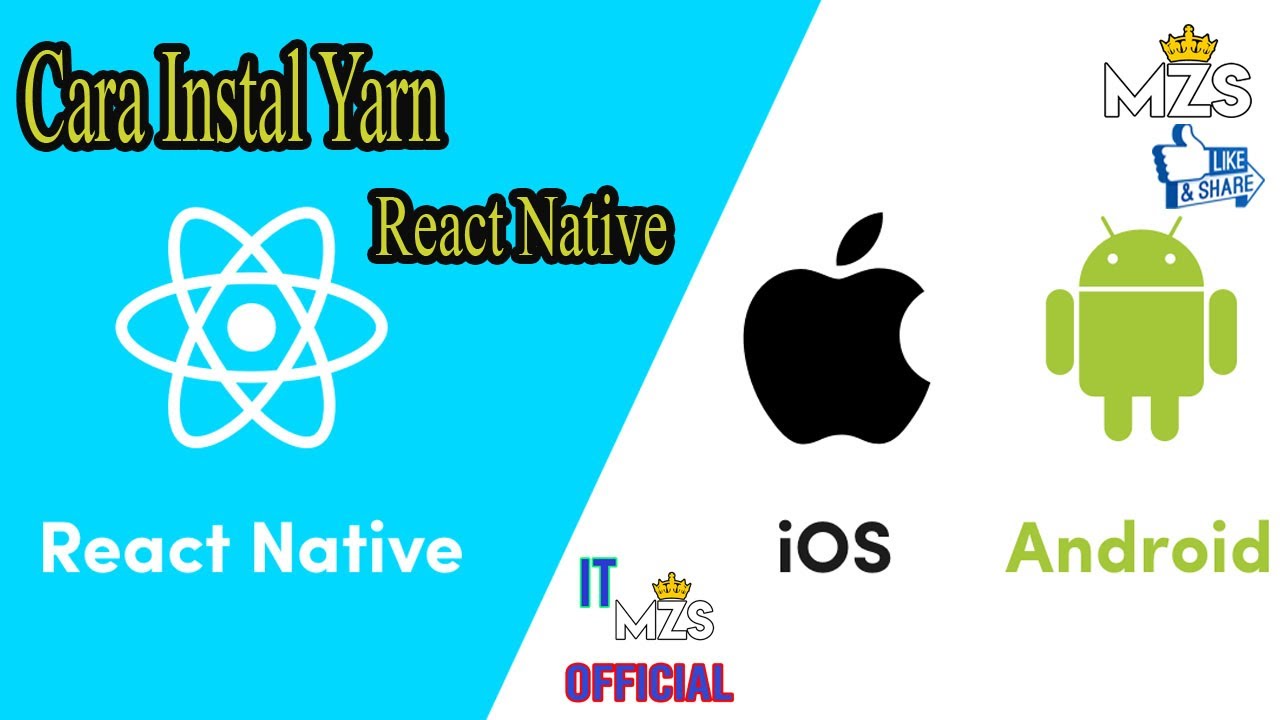 Cara instal yarn di react native - YouTube