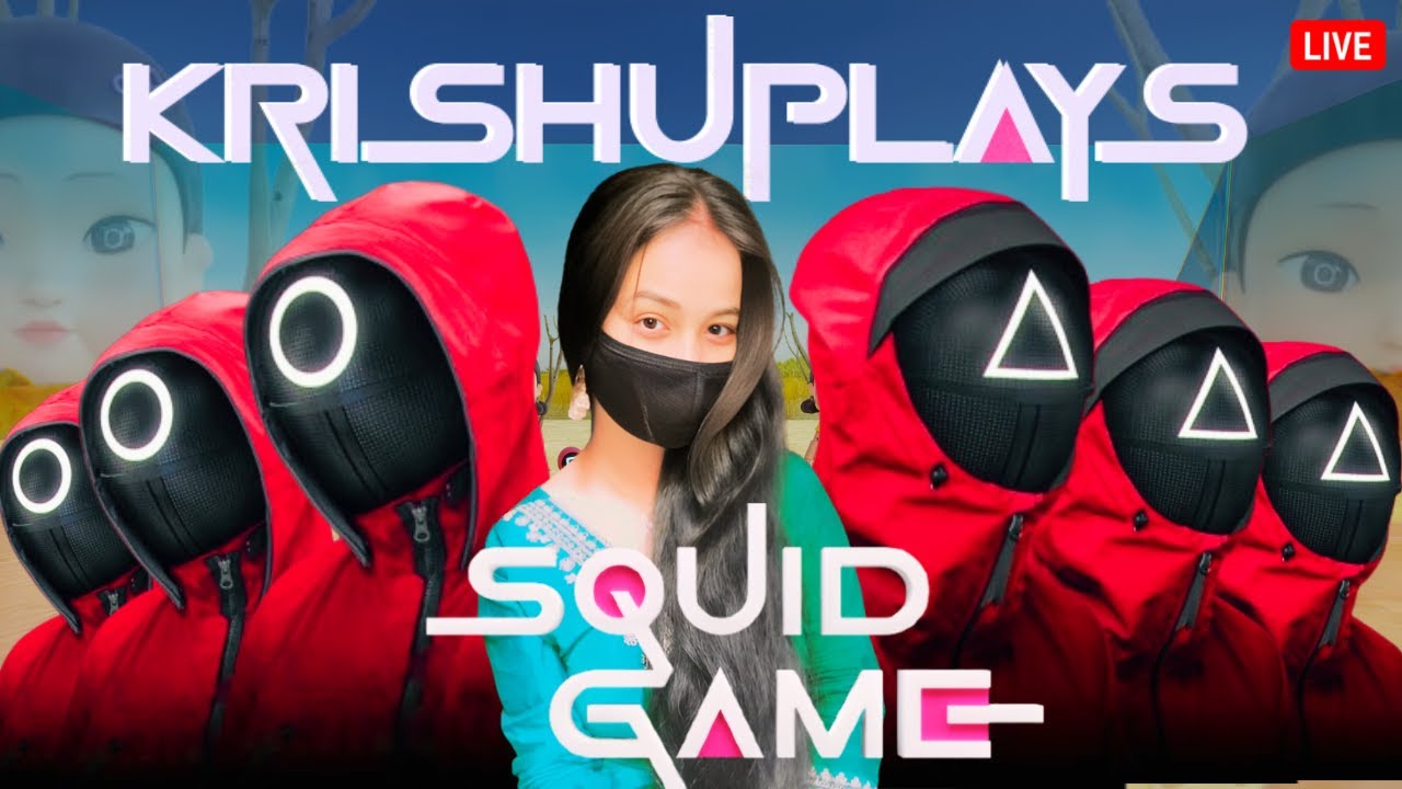 FULL SQUID GAME WITH KRISHU PLAYS | ROAD TO 2K SUBSCRIBER | 
