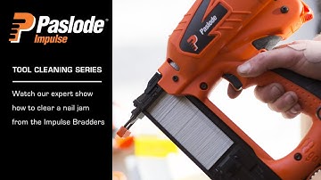 How to fix a Nail Jam in the Paslode Impulse Bradder
