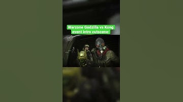 Warzone Godzilla vs Kong event intro cutscene: