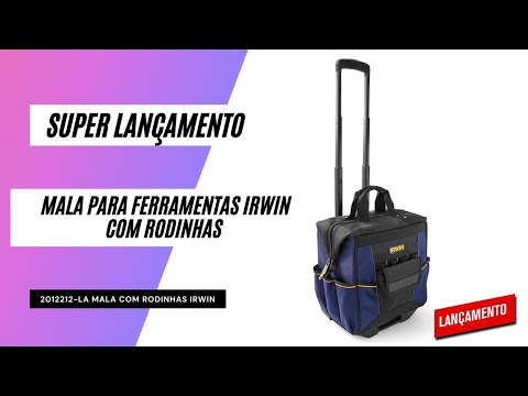 Mala para Ferramentas Irwin 21 Bolsos com Rodinhas
