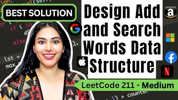 Design Add and Search Words Data Structure #leetcode #blind75