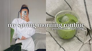 my 7am spring morning routine 2021 | a simple &amp; uplifting routine | ft wild refill