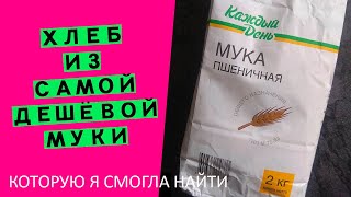 Хлеб из самой дешевой муки! 🔍Стоит ли покупать? 😨 И что из нее получается? {ЭКСПЕРИМЕНТ}