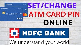 HOW TO SET HDFC ATM CARD PIN | HDFC DEBIT CARD PIN KAISE GENERATE KARE | HDFC ATM PIN GENERATION