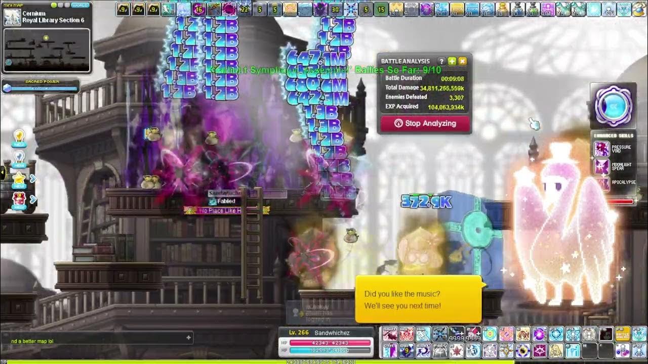 Maplestory [Reboot] Luminous Cernium Training (RLS6) w/ Vac Pet YouTube
