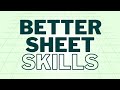 How can i improve my google sheets skills