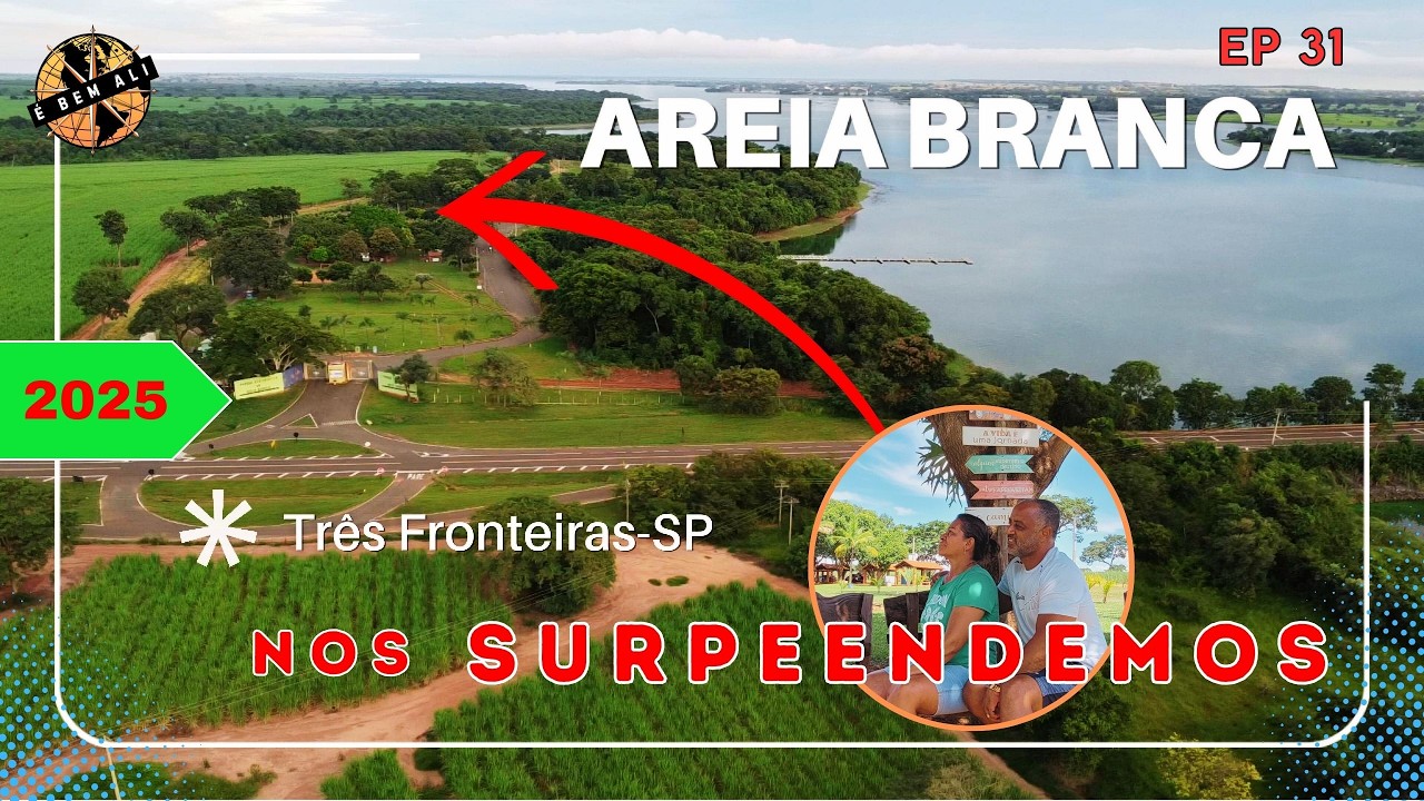 PARQUE ECOTURISMO AREIA BRANCA: Camping, Chalés, e um Píer Incrível no Rio Paraná!