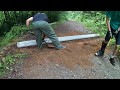 Best Off Grid Mountain Road Water Erosion Control video ever!