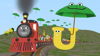 learn about the letter u the alphabet adventure with alice and shawn the train