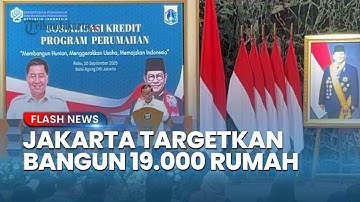 Gubernur  DKI Jakarta Pramono Anung Berencana Bangun 19.000 Hunian Modern dan Ramah Lingkungan