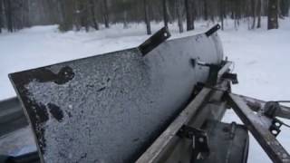 Чистим снег на даче!!