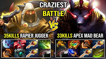 Battle of the Century Between 2x Rapier Stygian Desolator Juggernaut Vs APEX Hard Carry Ursa DotA 2