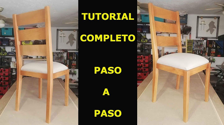 COMO HACER SILLAS DE MADERA ESTILO CAMPESTRE CON RESPALDO CURVO