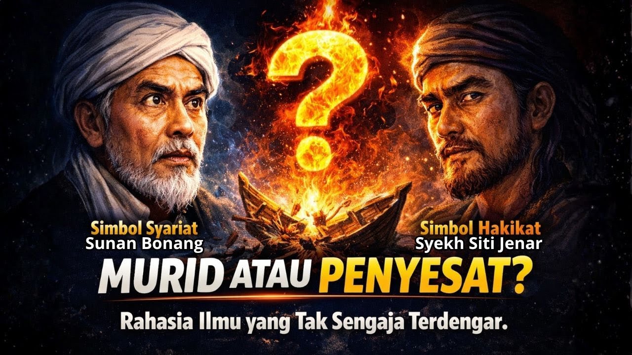 MISTERI PERAHU KARAM! Bagaimana Sunan Bonang Mengubah Cacing Menjadi Manusia (Siti Jenar)?