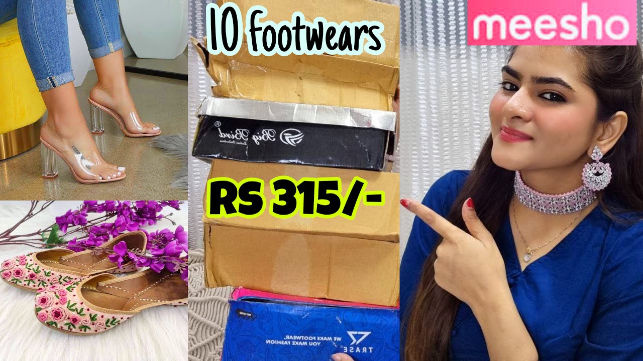 Meesho Footwear Haul Starting Rs 315 Rs 720 Heels Flats Wedges meesho-footwear-haul-starting-rs-315-rs-720-heels-flats-wedges