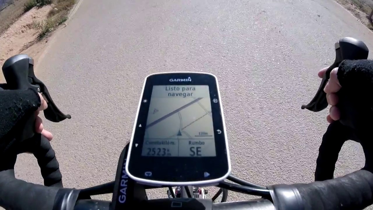 Seguir una ruta con GPS Garmin 520 - YouTube