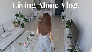 days in my life living alone | a typical week at home cooking and eating, gym, learning korean