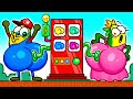 TRANSFORMACION DE CUERPO CON MARIO Y LA PRINCESA || Aguacates Tricked Mario por La pareja Aguacate