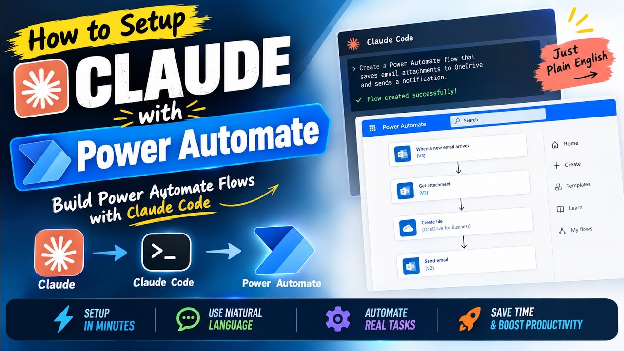 How to Setup Claude with Power Automate | Build Power Automate Flows with Claude Code