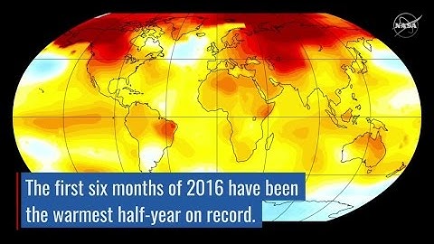 NASA Sees Temperatures Rise and Sea Ice Shrink - Climate Trends 2016
