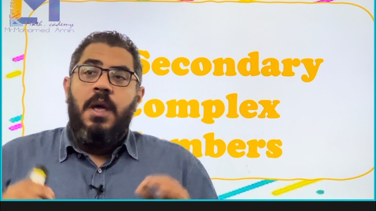 Complex Numbers 1st Sec YouTube Complex numbers 1st sec youtube