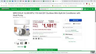 Menards A/C Inquiry Part 1