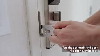 Reoka Portable Door Lock Instructional Guide Resimi