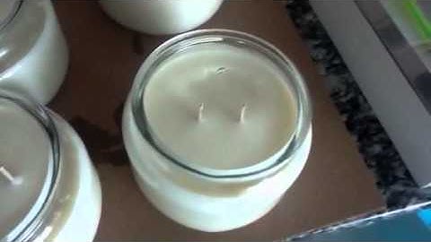Making Fall Soy Candles- part 4