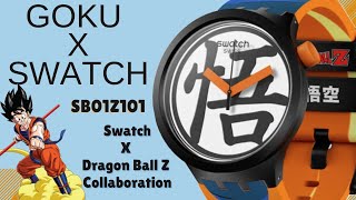 GOKU X SWATCH (SB01Z101) | Unboxing