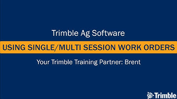 How To Use Work Orders| Mobile Training | Trimble Ag Software