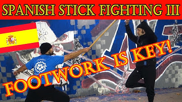Trepidacion for Spanish Stick Fighting - footwork is key!