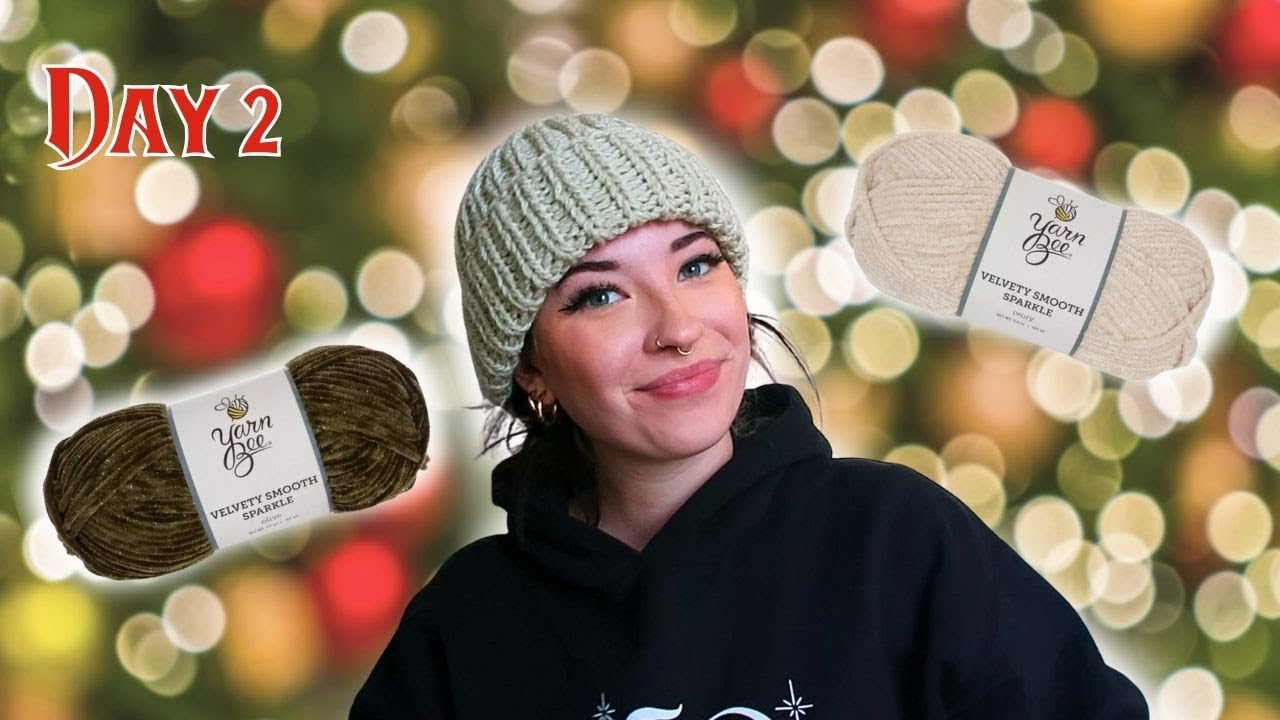 VLOGMAS ДЕНЬ 2 🎄 Огромный запас пряжи + Уютный день вязания крючком!