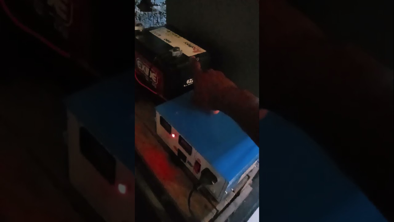 Home made incubator back up power system