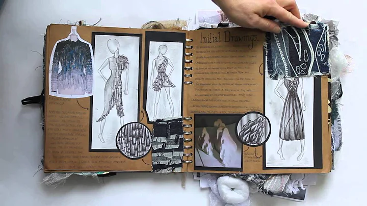 Amber Davenport A2 Textiles sketchbook