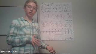 Using additive inverse to subtract word problem with models