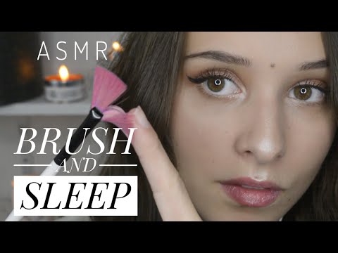 ASMR FRANÇAIS  BRUSH AND SLEEP (petits caresses, bla-bla, frissons!)