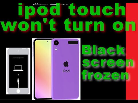 If your iPod touch won't turn on,stuck,screen is black/red/ blue or frozen | restore or update