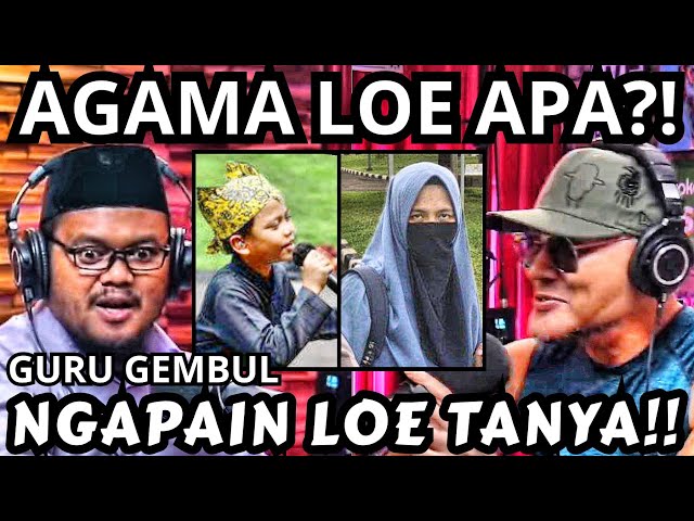 NETIZEN TANYA, AGAMA LOE APA⁉️(Teori Kelompok Insecure) GURU GEMBUL -Corbuzier Podcast class=