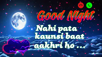Good night Shayari | Good Night video🌹Good night wishes🌹Good night shayari🌹Good night status🌹
