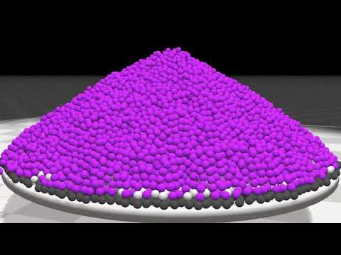 Granular Flow Simulation NVIDIA Flex