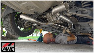 HOW TO Make Your Hellcat Charger & Scatpack 392 as LOUD🤯 as POSSIBLE...AWE "TRACK" EXHAUST KIT🔥...