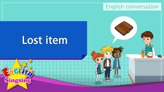 16. Lost item (English Dialogue) - Educational video for Kids