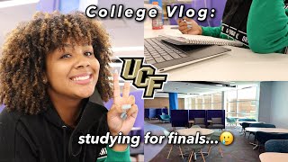 College Vlog: STUDYING FOR FINALS *UCF*